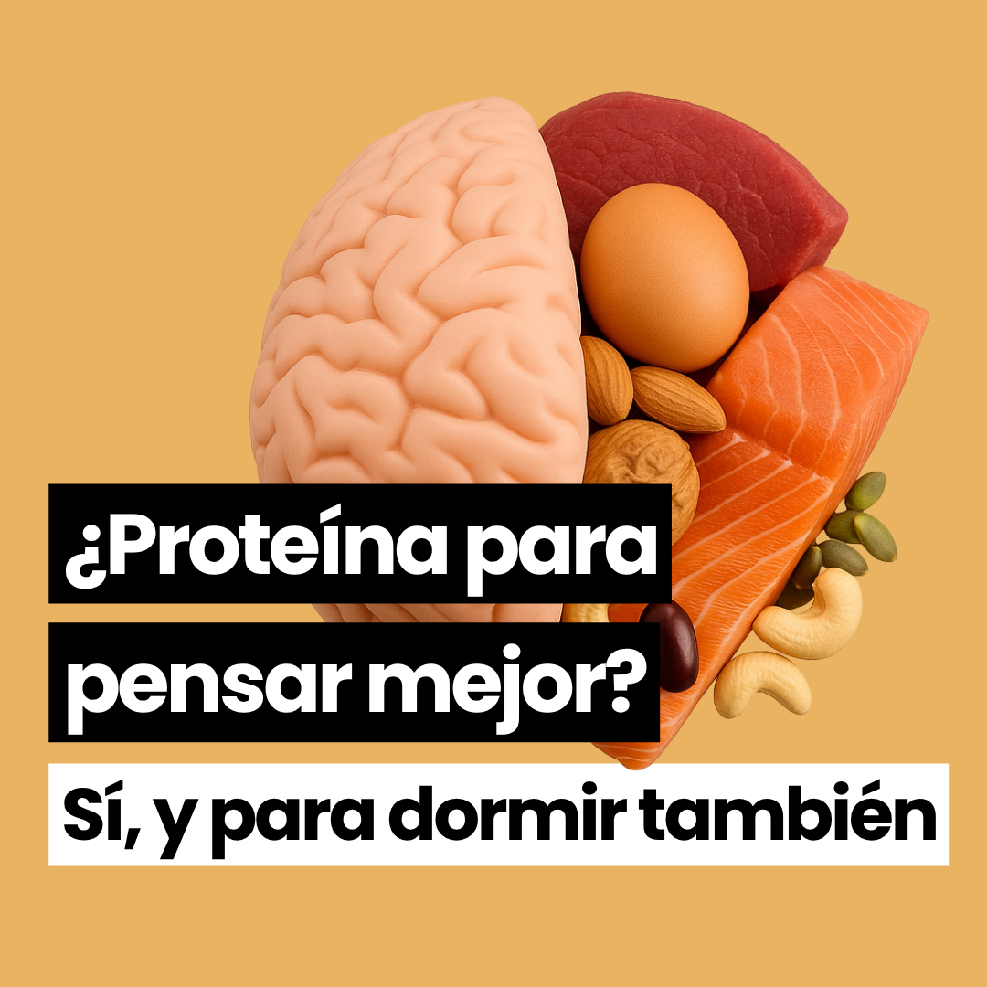 ¿Proteína para pensar mejor? Sí, y para dormir también